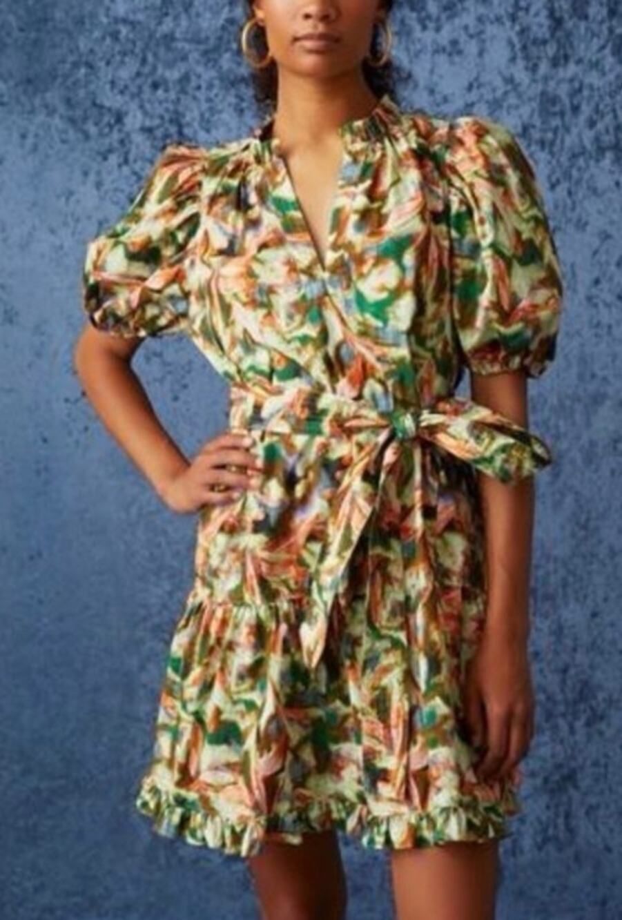 Marie Oliver Clara Mini Dress in Daffodil Sz. XS